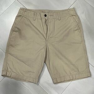 Old Navy Men's Flat Front Chino Shorts Size 36 Khaki 10” Seam